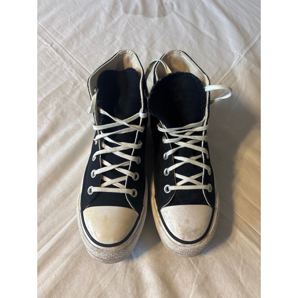 Converse Chuck Taylor All Star Lift Hi Women 7 Black Fair Platform